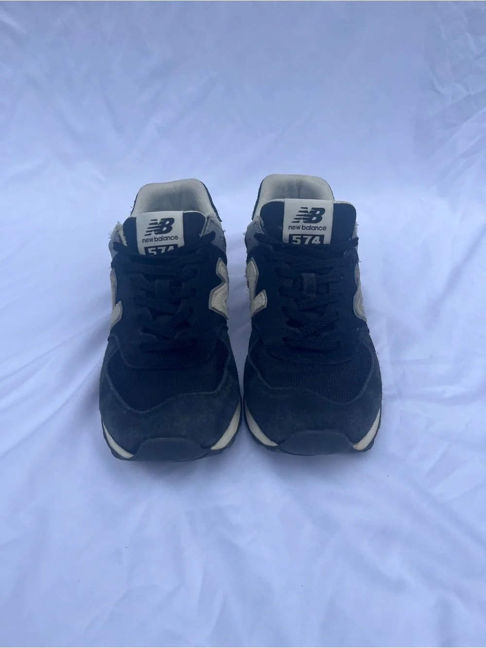 New Balance 574 Men's Black Casual Sneakers Tennis Shoes